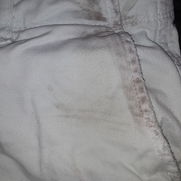 Abercrombie & Fitch Light Blue Low Rise Shorts Size 0. Some dark scuffs on side - Picture 4 of 5